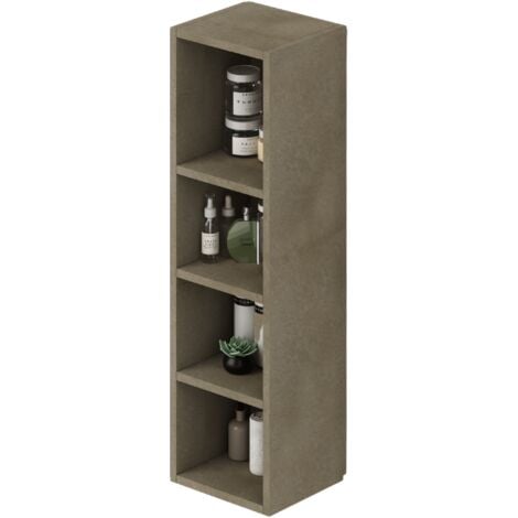 Mobiletto Pensile Bianco Multiuso - 59x60x26.5 Cm, 4 Ripiani, Per Bagno, Lavanderia O Dispensa - Foto 13