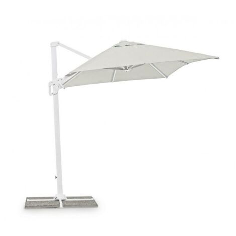 Domo Mea Ombrellone Da Giardino A Braccio Laterale - Ecru - 3m