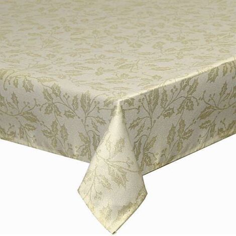 Tovaglia 140 X 240 Cm Poliestere Oro (1/2)