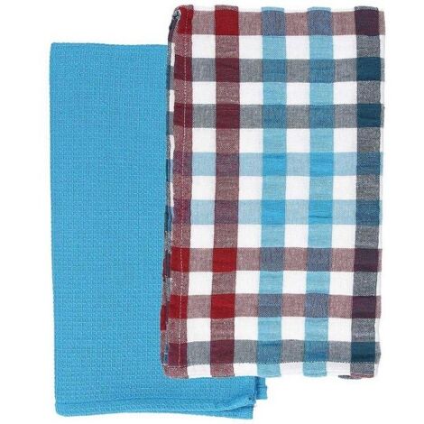 Le Jacquard Français Strofinaccio Da Cucina In Cotone Con Fragole – 80x60 Cm, Rosso, Lavabile A 60°