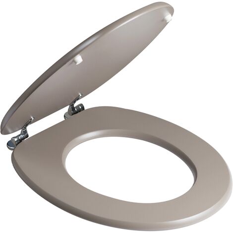 Copriwater In MDF Laccato Bianco Per Pozzi Ginori Square - Cerniere Cromate - Foto 3