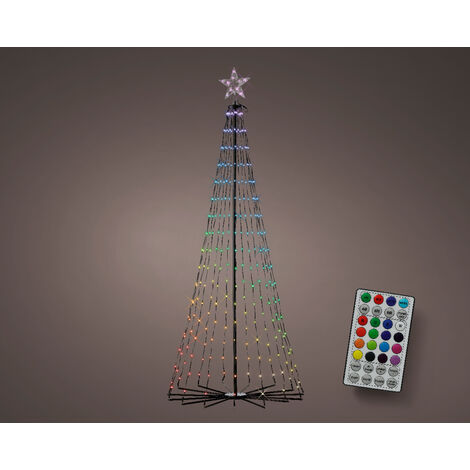 Alberi da esterno con luci danzanti 3D H 180 80 cm (1/5)