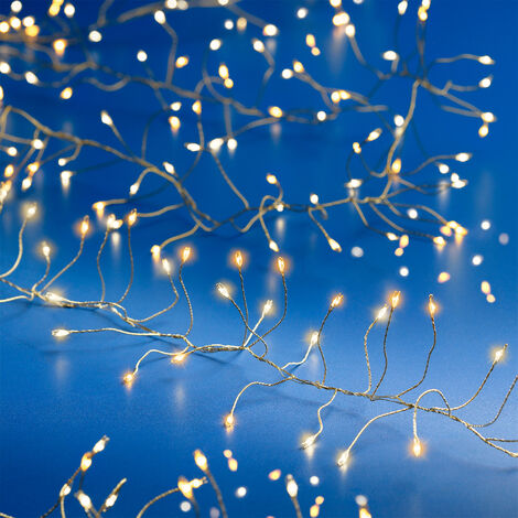 Christmas Concepts 2,7M Rose perlée Garland avec 50 claires Micro