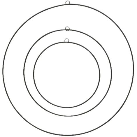Figura di ferro a 2 colonne assemblata H 1 Ø 50 cm (1/5)