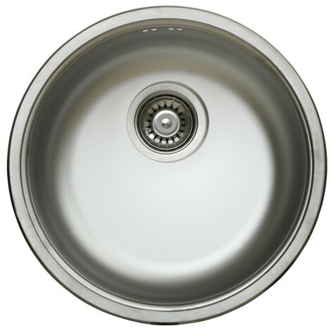 Lavello cucina a pozzetto in acciaio inox da incasso diam. 43.5 cm EFFEZ (1/5)