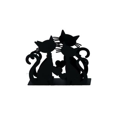 Boltze Ria 1021429 - Set di 2 portatovaglioli in metallo, forma quadrata, colore: Bianco