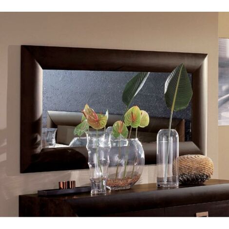 Specchio Da Parete WONSTART 61x91,5 Cm – Nero Con Cornice In Alluminio, Moderno Per Bagno O Soggiorno