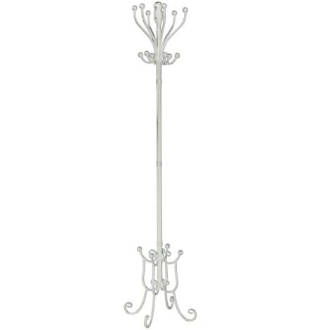 Attaccapanni a stelo metallo bianco cm34h180 (1/4)