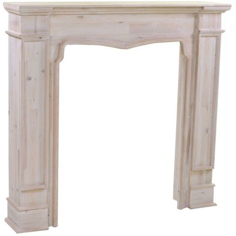 MGE - Mantice per Camino in Legno Naturale - Soffietto Fondello per Camino e Barbecue - 51 cm