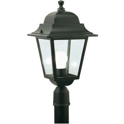 Lanterna Da Parete Ascendente 'Quadrata' In Alluminio Pressofuso - Trattamento Anticorrosivo, Attacco E27, IP43, Per Lampade A Risparmio Energetico - 4
