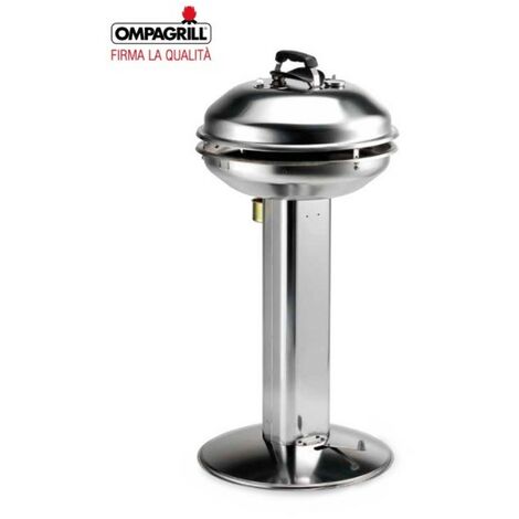 Barbecue a pellet Eddi 4780 diametro 47 centimetri in acciaio Ompagrill (1/5)