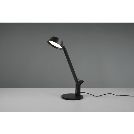 Lampada da scrivania bianca gea luce led 12w 3000k design moderna - IOLE-L-BIANCO