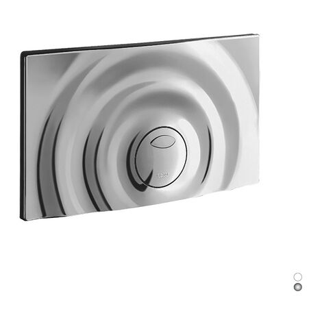 Placca Comando WC Its Todini Dual Evolution - Pulsante Doppio Scarico Per Cassetta Hydrobox, Cromo - Foto 10