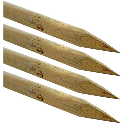 VERDELOOK - PALO TONDO A PUNTA 200 X Ø 8 CM. IN LEGNO IMPREGNATO PER RECINZIONI 622/9