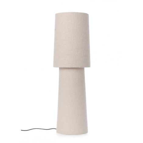 Lampada da tavolo Soling Crema con arancio e verde 50 Cm