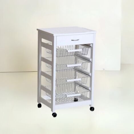 Carrello con cassetto 85x49x39 cm
