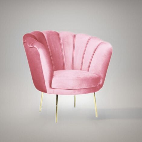 Poltrone Sedia A Conchiglia Rosa Poltrona A Conchiglia Rosa