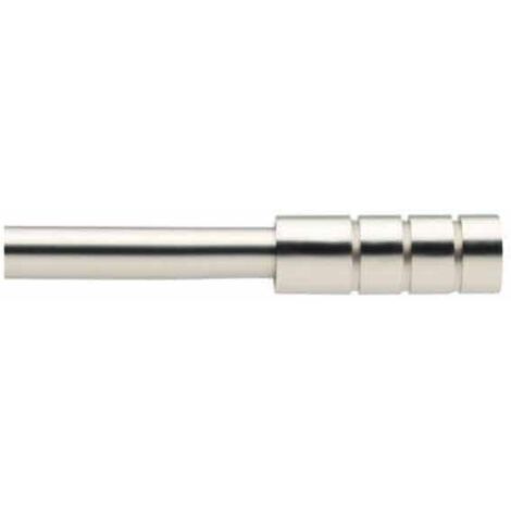 Bastone per tenda in ferro estensibile cm 160 - 300 inox satinato