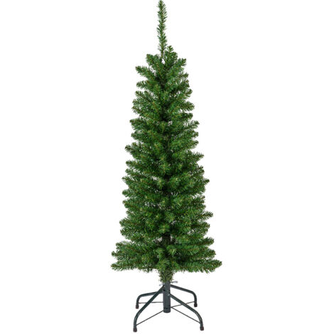 Albero Di Natale Artificiale Verde H 210cm X L 102cm Pino Super Folto Con 280 Luci Led Incorporate E Base Effetto Legno 86825145 - Foto 6