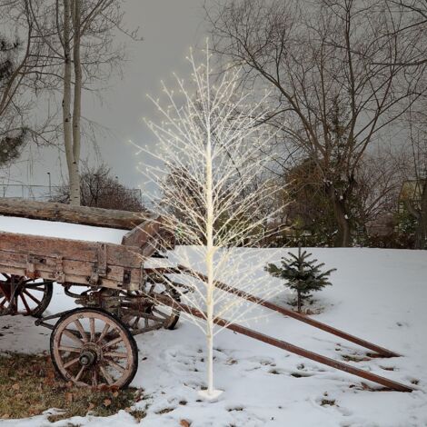 Albero Ramo Tiglio Lotti h 200cm 1120 Microled Bianco