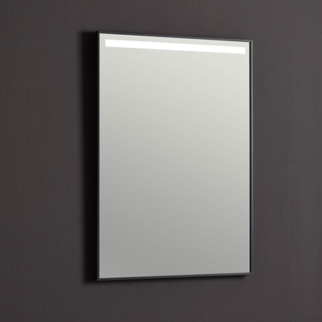 Specchio Da Bagno A LED LOYAL STAR 55x30 Cm – Retroilluminato E Anteriore, 3 Temperature, Antiappannamento, Vetro Temperato