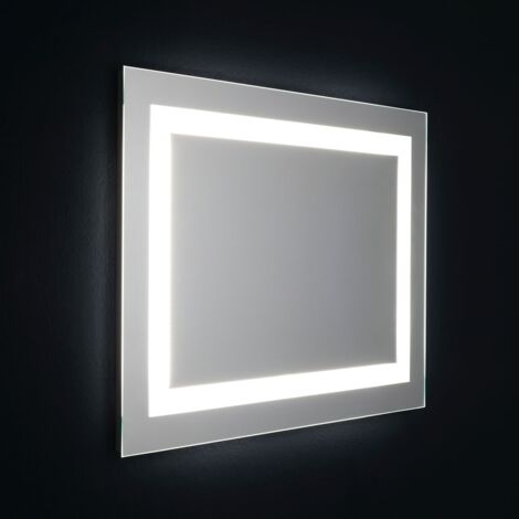 TATU Specchio Da Bagno LED 81x61 Cm Con Antiappannamento E Luce Regolabile 3000K-6000K - 3