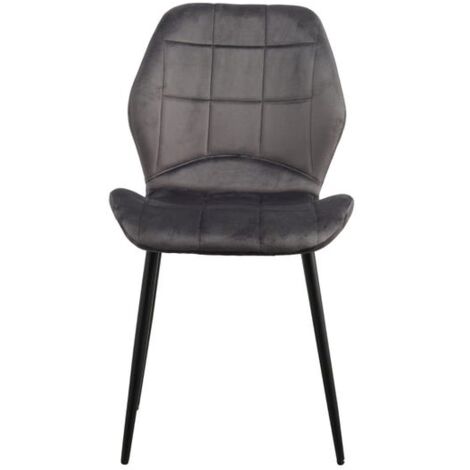 Sedia in velluto imbottita 49 x 56 x 86 cm (1/3)