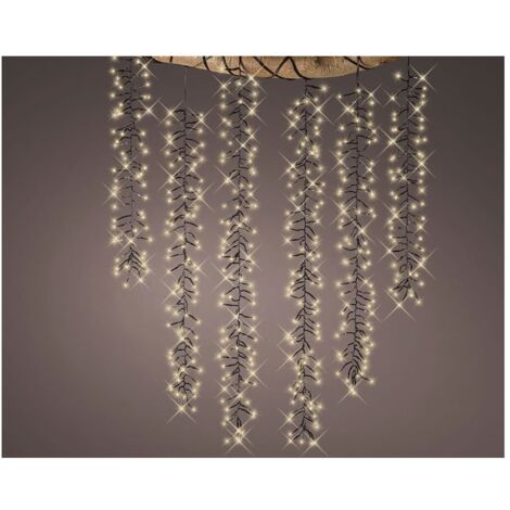 SWANEW Catena Luminosa A LED 12 Stelle Tenda Luminosa Per Feste Decorazione Interna Esterna Impermeabile Ip44 78467392