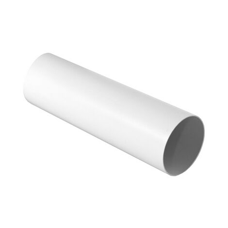 Tubo cappa tondo per sistema di aerazione canalizzata bianco FIRST D10x150 cm