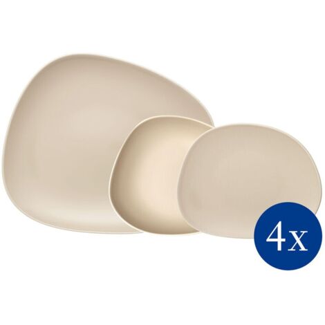 Set di 12 piatti in ceramica assortiti