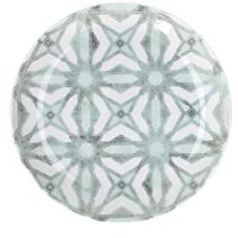 Piatto dessert 20 cm Teal in porcellana multicolore linea Mediterranea (1/2)