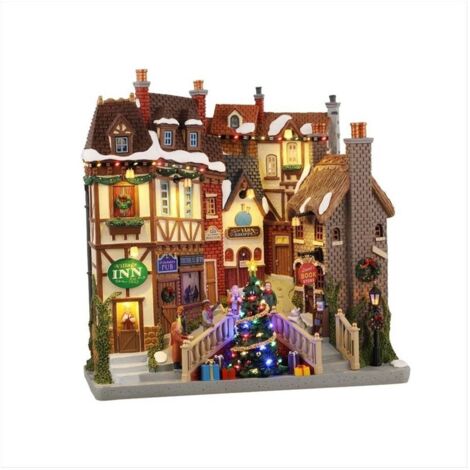 Villaggio di Oxfordshire a Batteria 27x27x12 cm