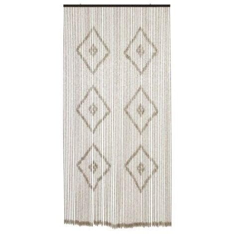 Tenda in legno 80 fili 120x240 cm interno e esterno naturale - biacchi ettore