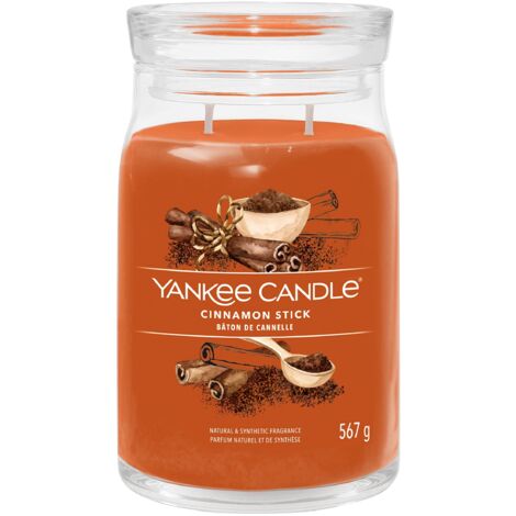 YANKEE CANDLE CANDELA GIARA GRANDE SIGNATURE CINNAMON STICK (1/5)