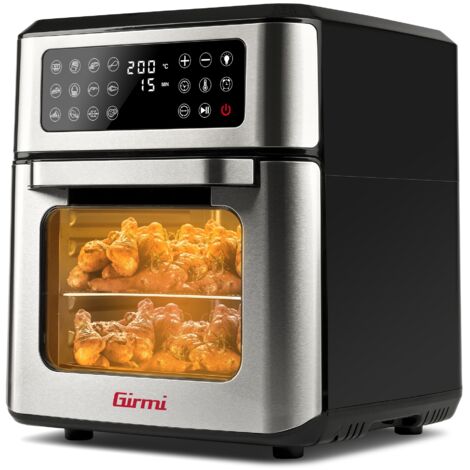 Girmi FG9700 friggitrice Singolo 12 L 1800 W Friggitrice ad aria calda Acciaio inox