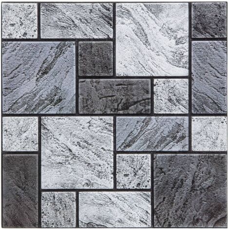 Foglia da parete 2 pz grigio/nero (1/3)