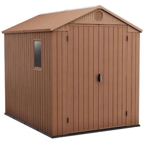 Casetta Keter Darwin 6x8 marrone cm 190x244x221 h