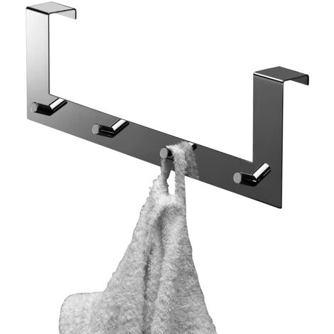 Appendiabiti da porta 4 posti cromo (1/4)