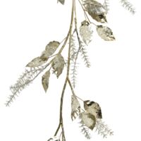Ghirlanda grappolo champagne H 130 cm