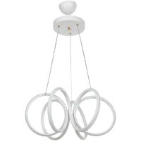 Lampada a sospensione LED Ilya forma spirale bianca MDL4439 EFFEZ
