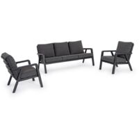 Set salotto giardino Truman antracite