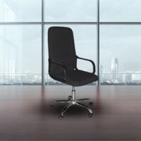 Poltrona ufficio nera 65x49.5 cm