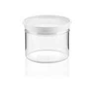 Set di 3 barattoli con tappo bianco