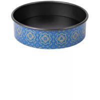 Stampo da forno blu 23 cm con fondo amovibile