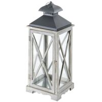 Lanterna Arles grigia cm 32 x 32 x 90