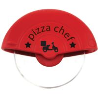 Rotella tagliapizza in acciaio con impugnatura plastica Ø 13,5 cm