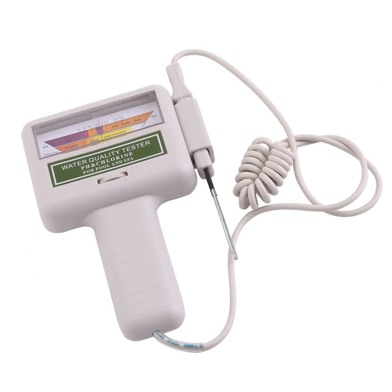 Eosnow Testeur de PH Portable, compteur de chlore, moniteur de qualité de l'eau pour piscine et Spa 4