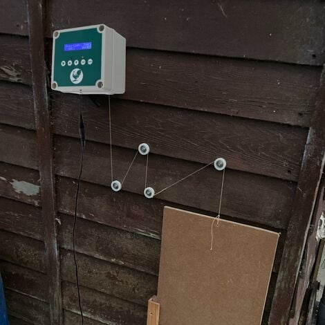 Eosnow,IP44 automatique poulailler porte contrleur minuterie détection de lumière télécommande poulailler porte actionneur moteur pour ferme