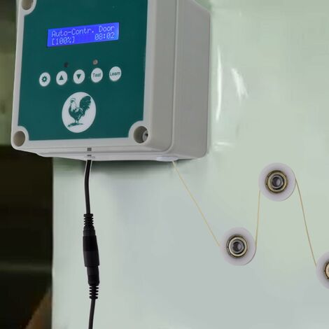 Eosnow,IP44 automatique poulailler porte contrleur minuterie détection de lumière télécommande poulailler porte actionneur moteur pour ferme