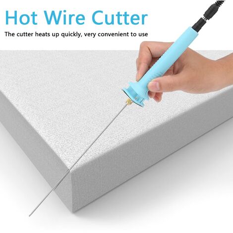 Eosnow,Coupeur de Fil Chaud électrique 30W 25cm, Outil de Coupe de Polystyrène électrique, Stylo de Gravure de Coupeur de Mousse Coupeur de Fil Chaud électrique Coupe de Chaleur de Polystyrène(Prise U